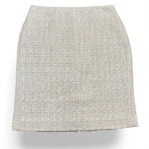 Talbots petite Vintage Beige Tweed Pencil Skirt size 4 Petite